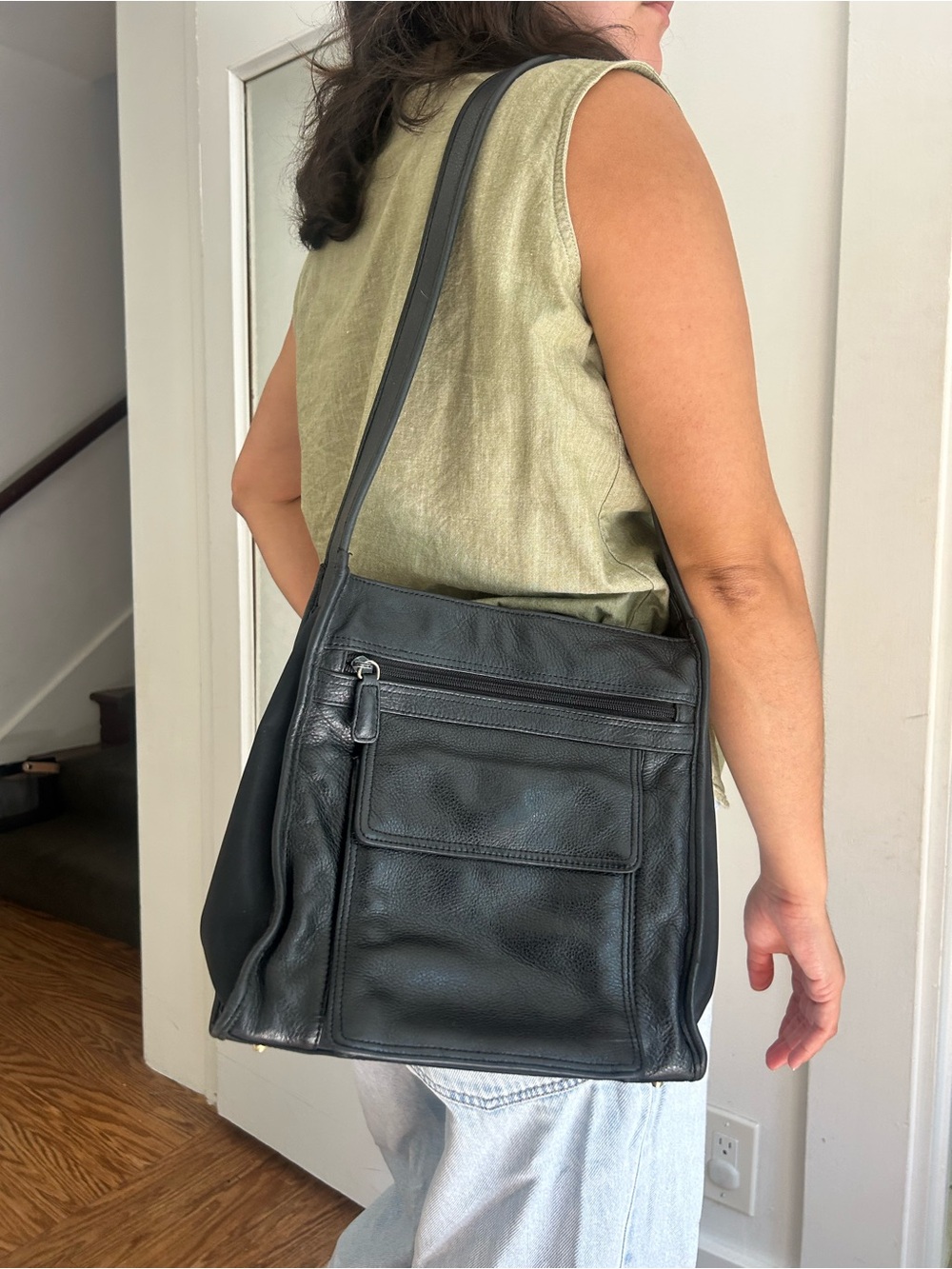 Giani Bernini Black Leather Purse